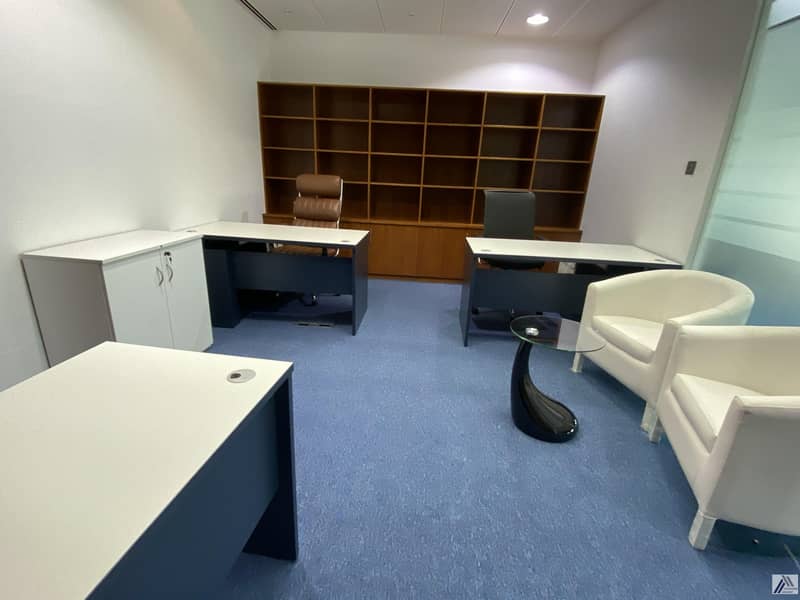 Independent fully furnished Serviced Executive office_Linked with burjuman Mall and metro