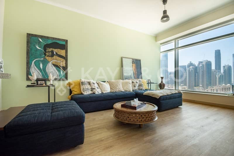Full Burj View | Remodeled Floors and Kitchen