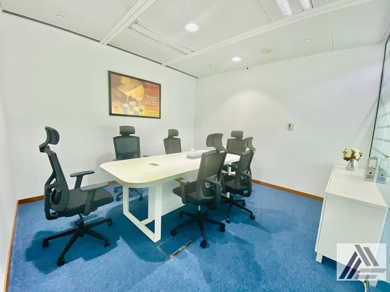3 Serviced Furnish Office Suitable for 2 Staff / Meeting room facility / Linked with Burjuman Mall And