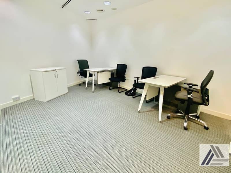 9 Serviced Furnish Office Suitable for 2 Staff / Meeting room facility / Linked with Burjuman Mall And