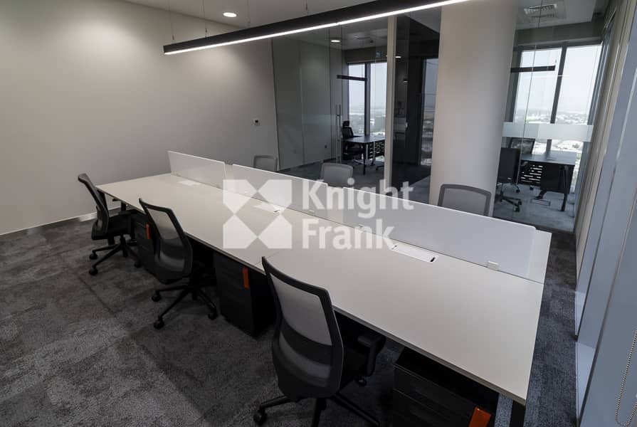 6 Many Options of Fully Fitted & Furnished Offices