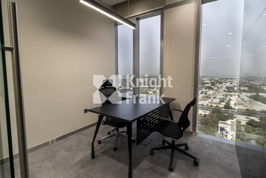8 Many Options of Fully Fitted & Furnished Offices