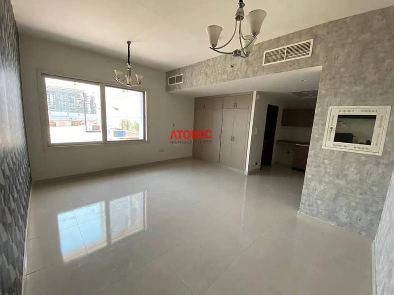 Amazing offer large studio with balcony pool view in Warsan4