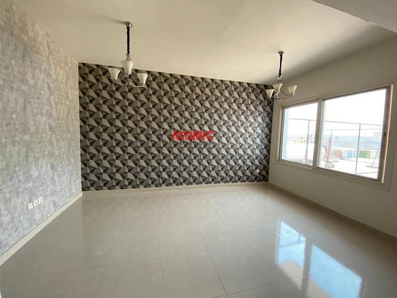 15 Amazing offer large studio with balcony pool view in Warsan4