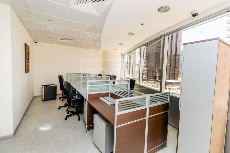 4 Semi Furnished Office | Partitioned | 2 Parking | DMCC