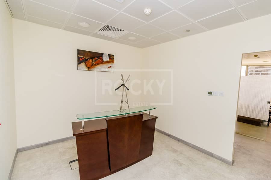 9 Semi Furnished Office | Partitioned | 2 Parking | DMCC