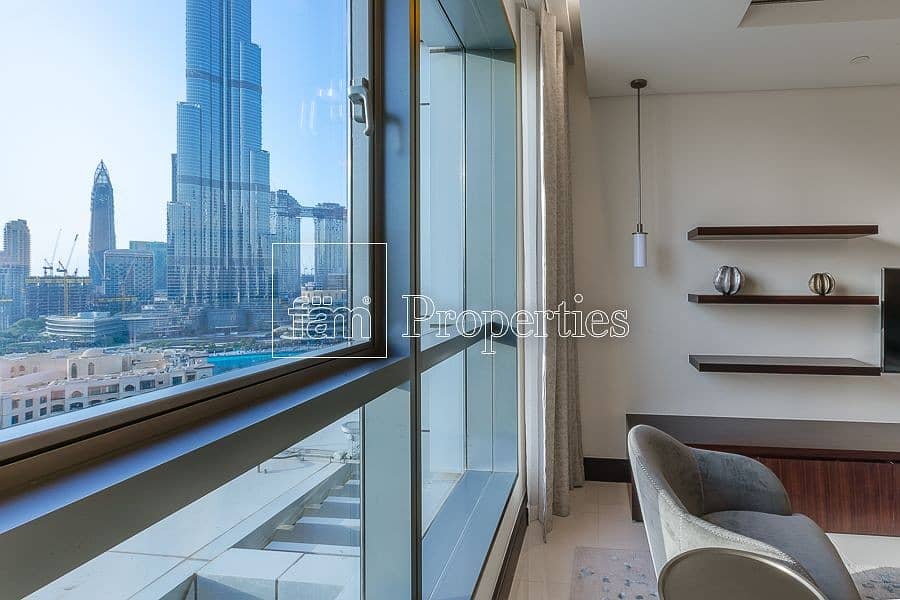 2 Burj/Fountain Views from All Rooms!