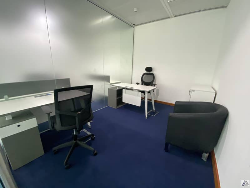 15 Fully Furnished | Serviced office-Linked with Burjuman Mall and Metro