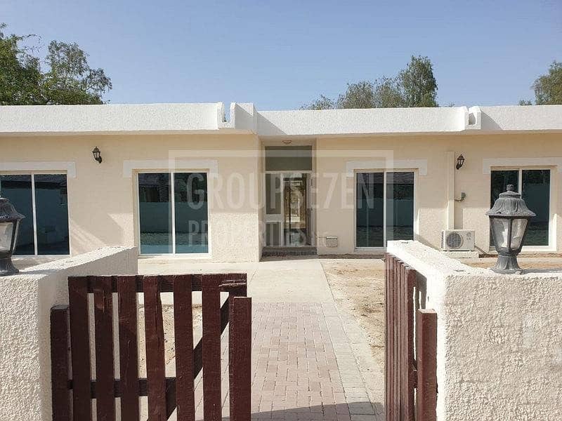 4 Huge garden 3 Bed Villa for Rent Jebel Ali Village