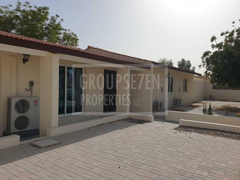 18 Huge garden 3 Bed Villa for Rent Jebel Ali Village