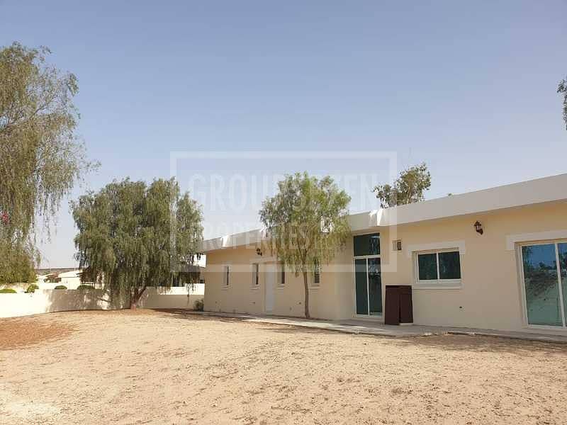 20 Huge garden 3 Bed Villa for Rent Jebel Ali Village