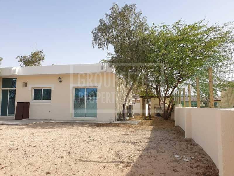 21 Huge garden 3 Bed Villa for Rent Jebel Ali Village