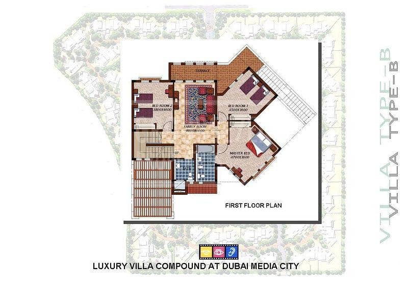 16 Lush garden 3 Bed maid Villa for Rent in Al Sufouh