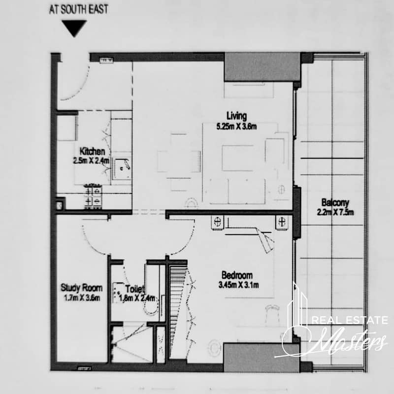 15 1BR + Study Room | Fully Furnished | Brand Newm