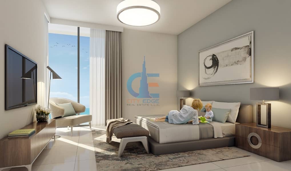 Own an apartment with direct water view only with 10% down payment  and enjoy flexible installments