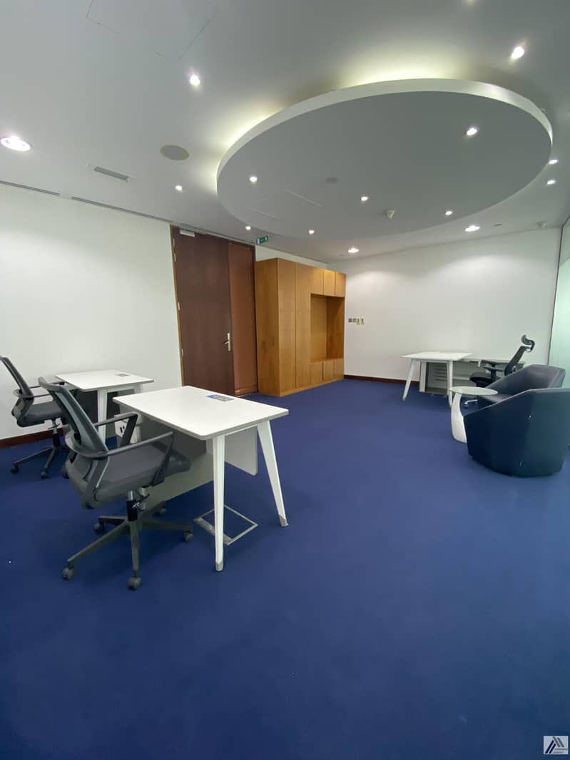 Deal of the weak | 1 payment | Independent Fully Furnished /Serviced Office/Linked with Burjuman Mall and Metro
