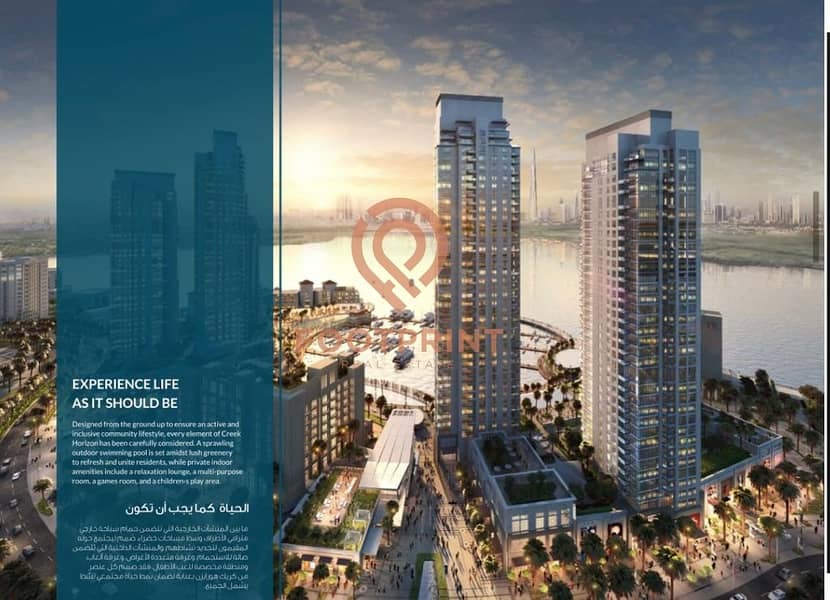 12 2 & 3-BEDROOM APARTMENTS & PENTHOUSES . DUBAI CREEK HARBOUR