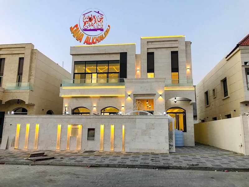 For sale a villa in Ajman, free ownership for all nationalities without down payment on bank financing, up to 100% of the property value