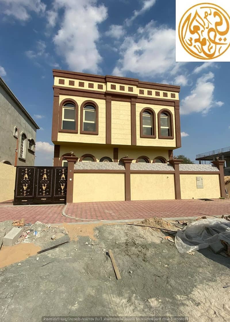 For urgent sale, a luxurious villa from the owner on the asphalt street, with a wonderful and unique design, with a suitable area and close to the mosque, and all services at a very attractive price, with a complete arrangement of bank financing procedure