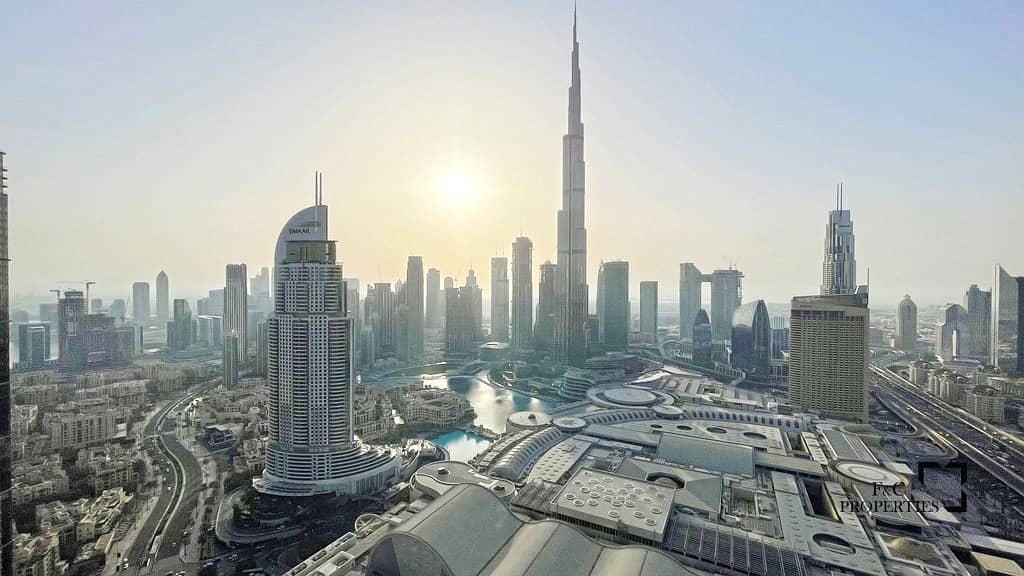 Full Burj Khalifa&Fountain Views | High Floor