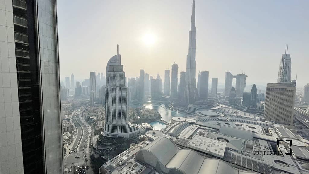 12 Full Burj Khalifa&Fountain Views | High Floor