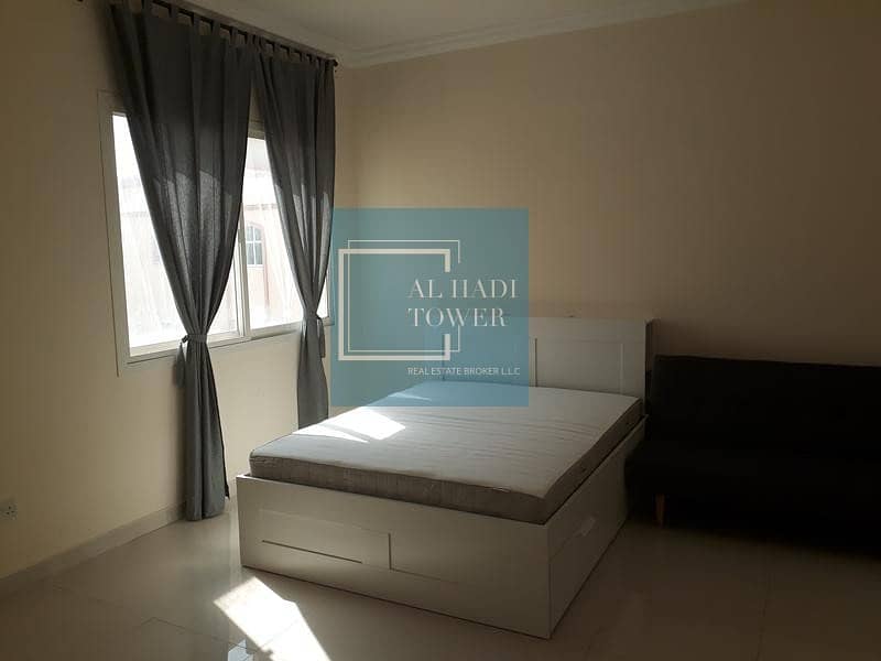 ASTONOSHING STUDIO FOR RENT WITH TYPES OF FURNITURES IN KHALIFA CITY A