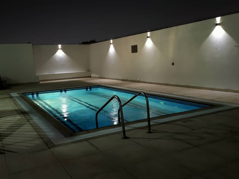 specious 2/bhk close kitchen swimming pool and gym al warqaa