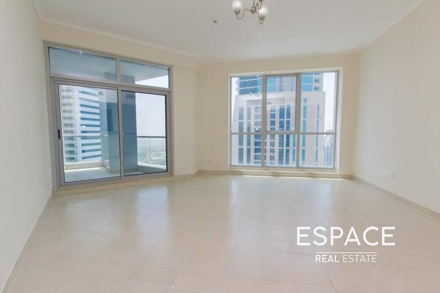 High Floor 1 Bed | Unfurnished | Sea View