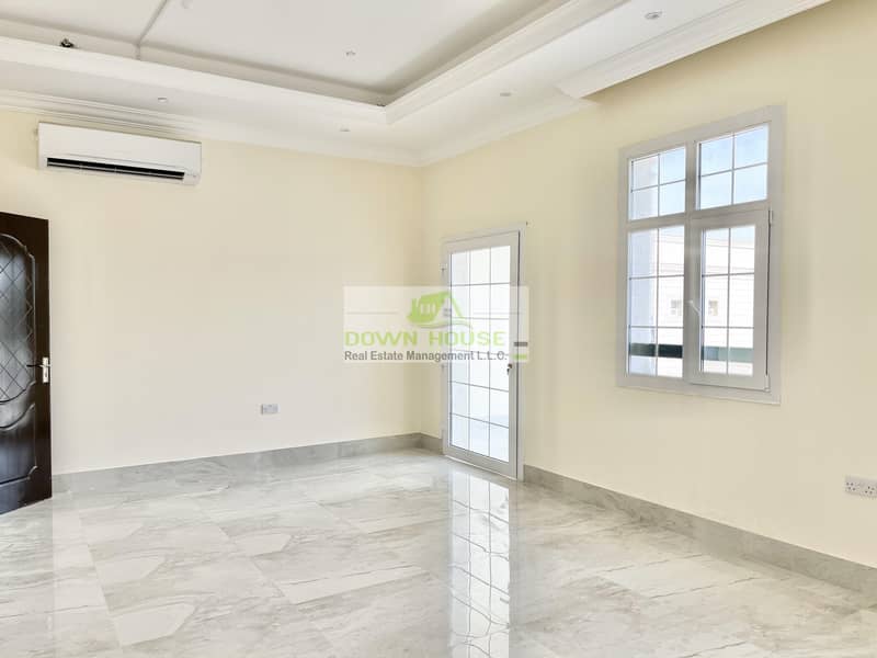 4 H: AMAZING BRAND NEW 1 BHK APARTMENT FOR RENT IN KHALIFA CITY A