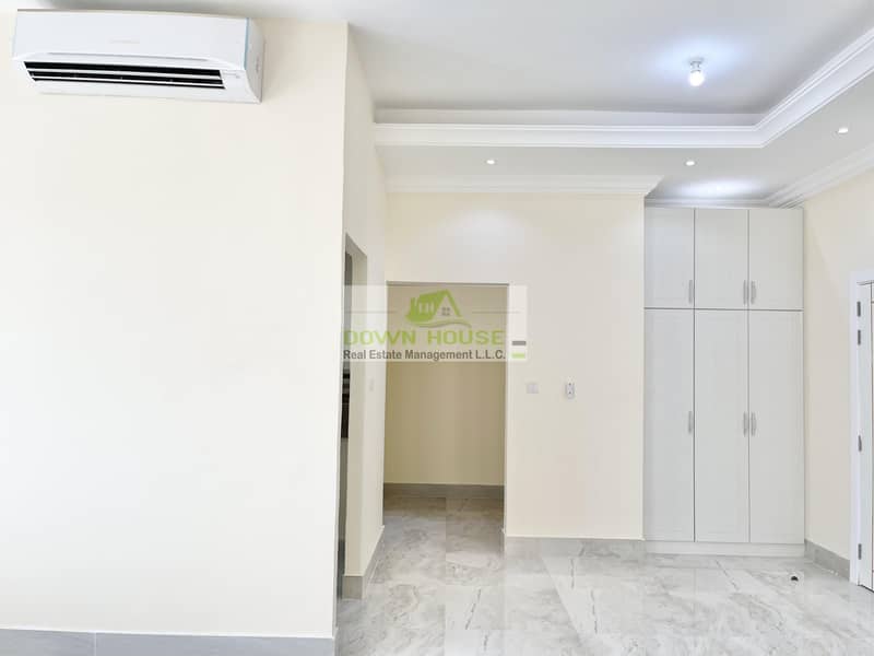9 H: AMAZING BRAND NEW 1 BHK APARTMENT FOR RENT IN KHALIFA CITY A