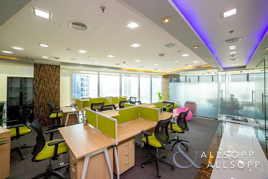 Furnished Office |2 Parking Spaces| High Floor