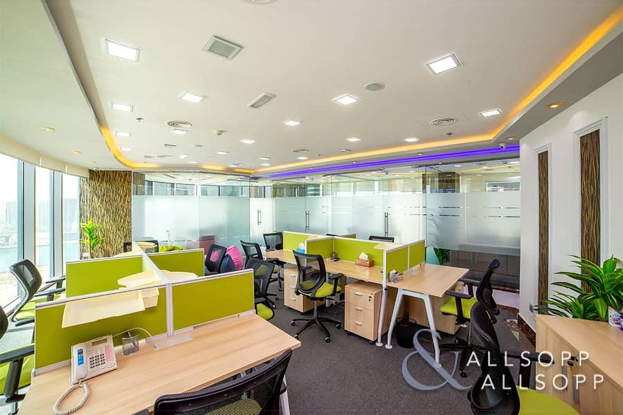 4 Furnished Office |2 Parking Spaces| High Floor