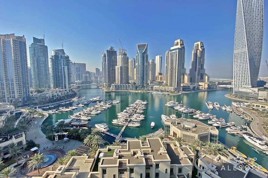 Full Marina View | 2 Balconies | Emaar 6