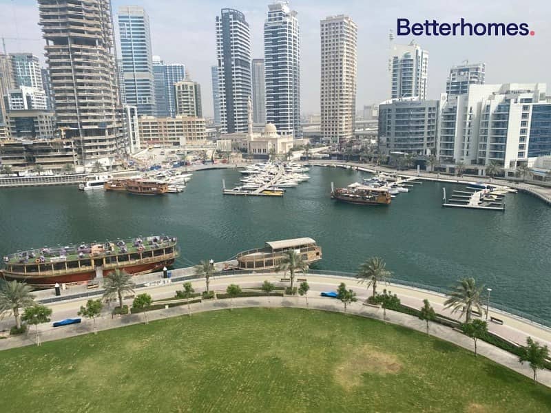 Full Marina View | 2 Balconies | Unfurnished