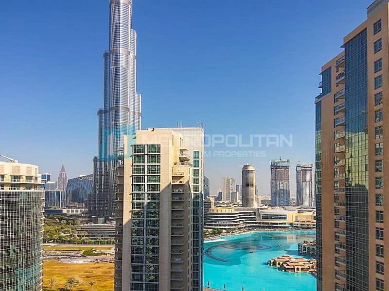 Burj Khalifa View| Rare Layout | Huge Terrace
