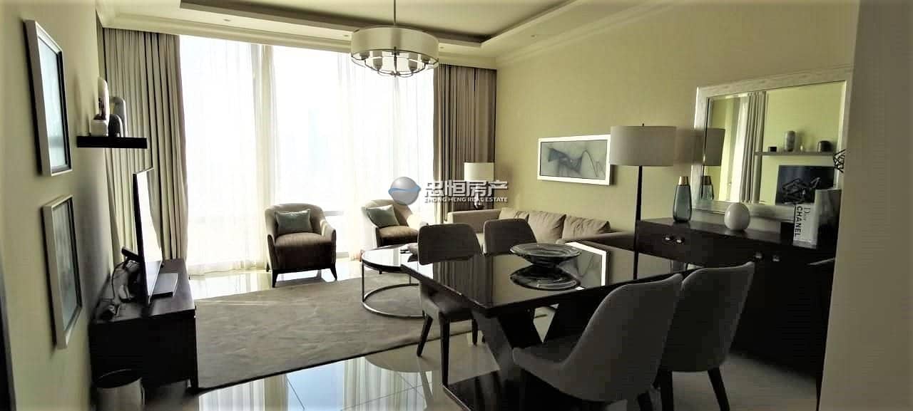 Full Fountain n Burj Khalifa View |Fully Furnished