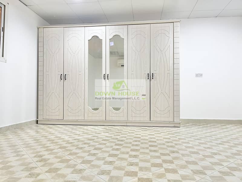 7 H: PRIVATE ENTRANCE 1 BHK APART FOR RENT IN SHAKHBOUT CITY
