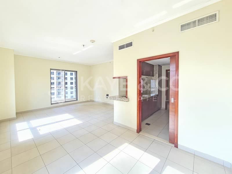 7 Low Floor | Unfurnished | Big Balcony |