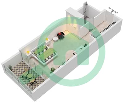 Artesia C - Studio Apartment Type D Floor plan