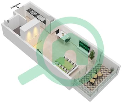 Artesia C - Studio Apartment Type C1 Floor plan