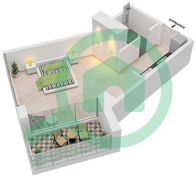Artesia C - Studio Apartment Type I1 Floor plan
