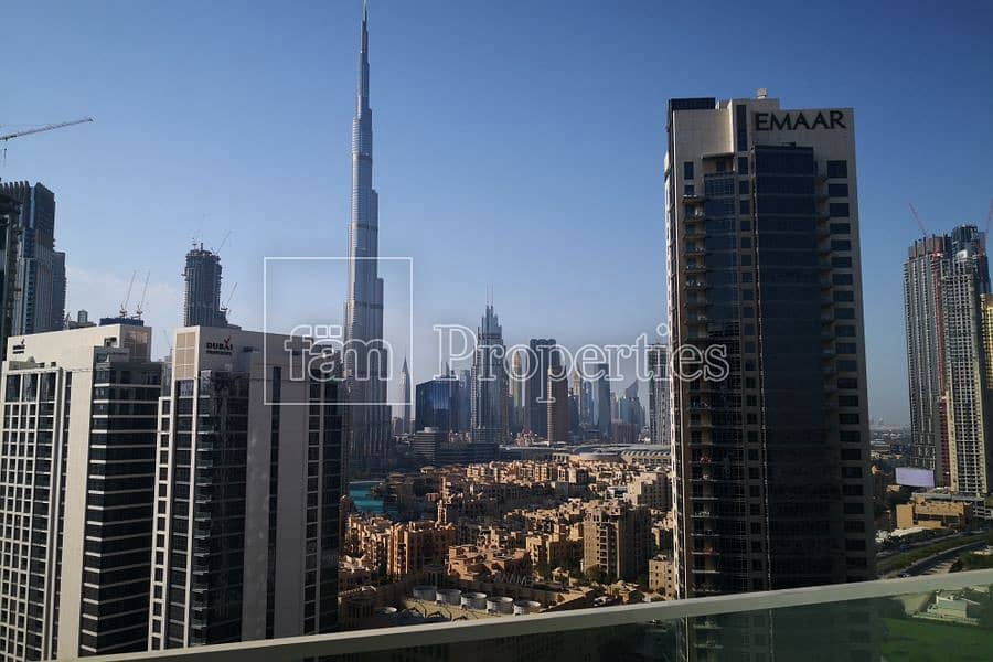 Modern And Bright apt with Burj Khalifa view