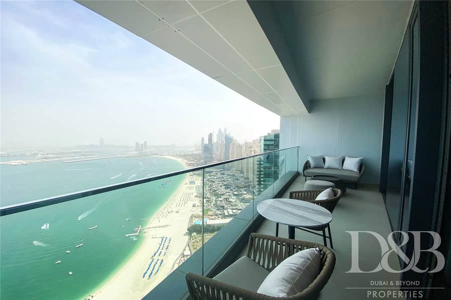 2 Full Dubai Eye and Sea View | Serviced | S2C