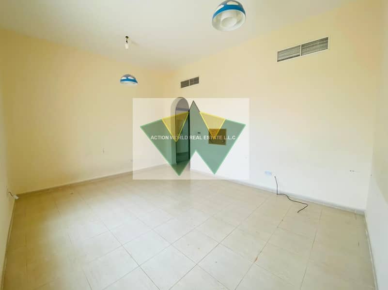 Clean and clear 5 bedroom villa with big living  area & maid room  in a compound