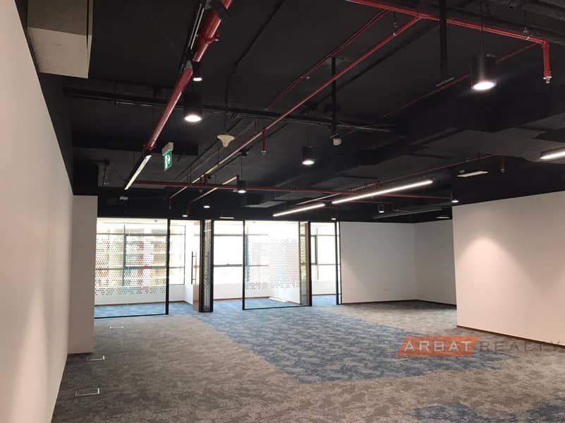 2 Office for rent | Spacious  | Carpeted Floors | Ready to use | Shekh Zayed road view