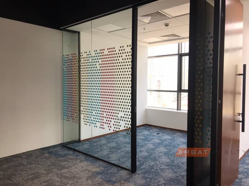 5 Office for rent | Spacious  | Carpeted Floors | Ready to use | Shekh Zayed road view