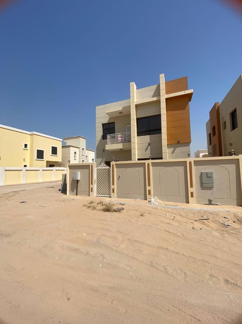 Villa for rent in Ajman in Jasmine, super deluxe ,finishing
