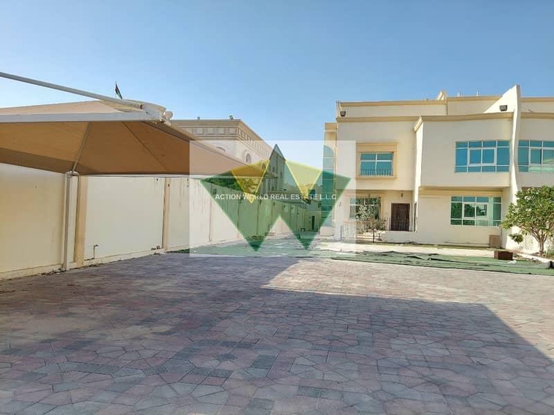 Private Entrance  Huge Yard 6 Bedrooms With 2Kitchen (1 Outside) In MBZ City