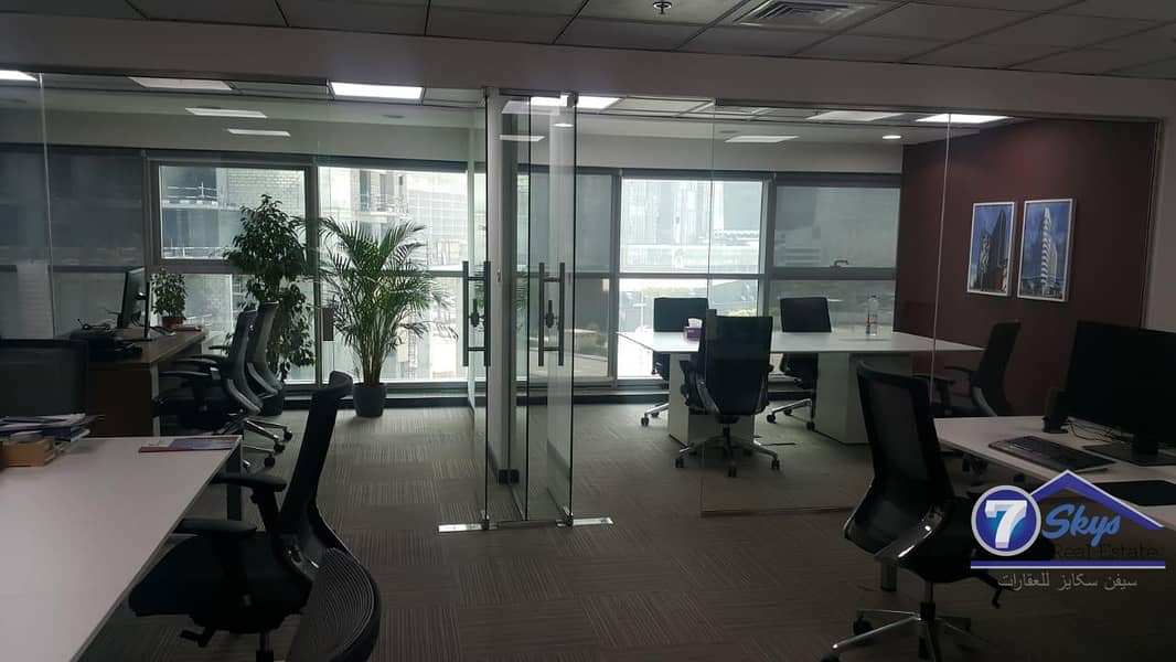 2 Fitted Office Space | 2 Partition | Binary Tower