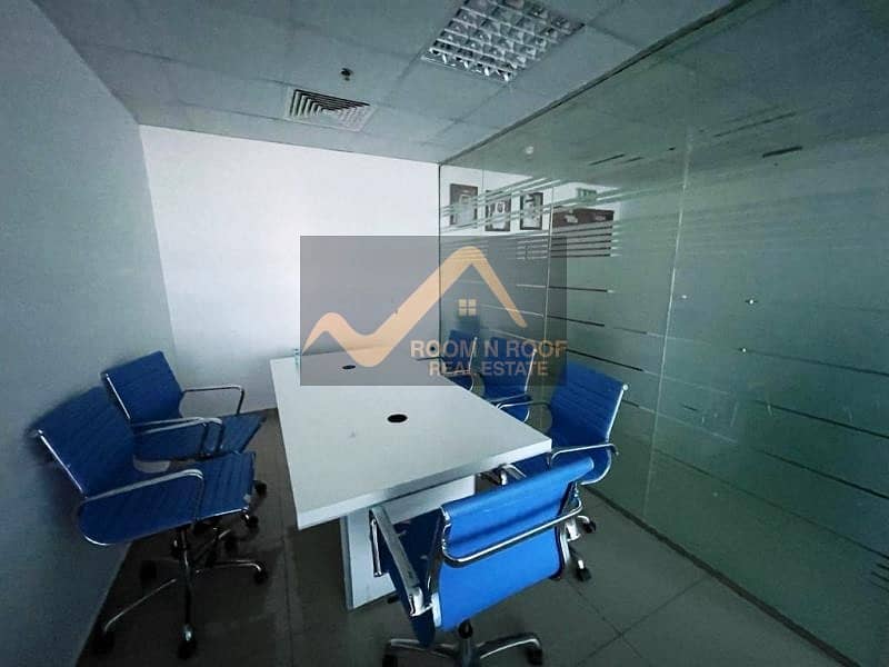 27 |  Furnished Office| Lake View| Glass Partitions |The Metropolis Tower| Business Bay